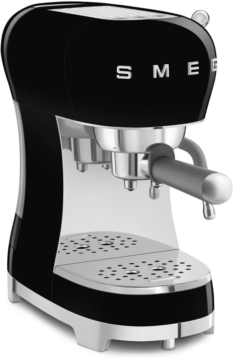 Smeg Macchina da Caffè Espresso Manuale 50's Style – Rosso LUCIDO –  ECF02RDEU